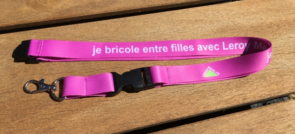 Tour de Cou Leroy Merlin Bricoler entre Filles